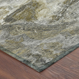 5 X 8 Abstract Washable Polyester Area Rug for Indoor Outdoor Patio and Living Rooms