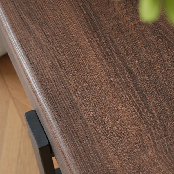 English Elm 59" Farmhouse Dining Bench with Metal Legs, 59x15.75" Sturdy Entryway Seat 250lb Capacity, Easy Assembly N752P293752P