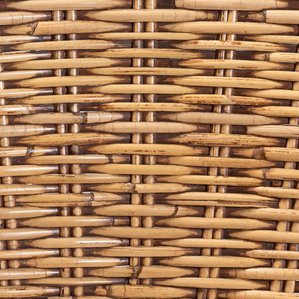 English Elm Modern Woven Rattan Barstool with Openwork Back for Kitchen Island or Home Bar B2750P470067