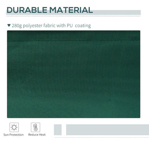 English Elm Outsunny 12' X 8' Manual Crank Retractable Awning - Durable Uv & Water-Resistant Shade For Outdoor Spaces W2225P174203-GIGA