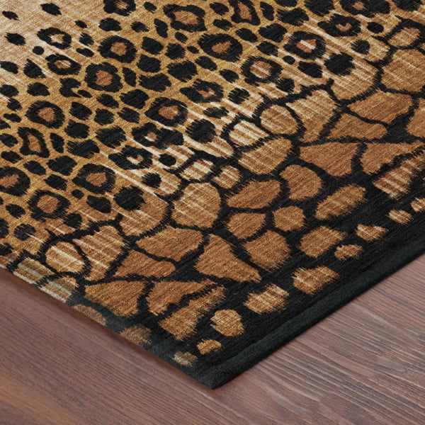 9 X 12 Geometric Polyester Indoor Outdoor Rug Washable Stain Resistant Patio Accent