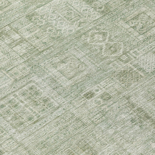 9x12 Oriental Pattern Polyester Area Rug Stain Resistant Indoor Outdoor Living