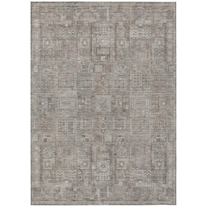 HomeRoots 8 X 10 Oriental Polyester Area Rug Stain Resistant Indoor Outdoor Patio Living Room 742088