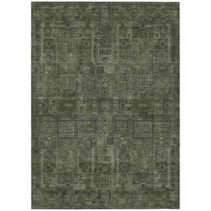HomeRoots 9 X 12 Oriental Polyester Area Rug Stain Resistant for Indoor Outdoor Living Spaces 742137