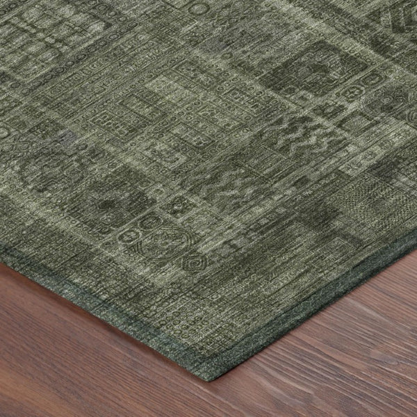 9 X 12 Oriental Polyester Area Rug Stain Resistant for Indoor Outdoor Living Spaces