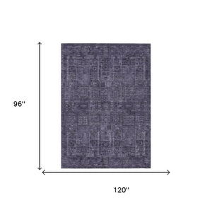 8 X 10 Oriental Polyester Area Rug Stain Resistant Washable Indoor Outdoor Use