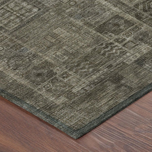 9x12 Oriental Pattern Indoor Outdoor Rug Stain Resistant Polyester for Patio or Living Room
