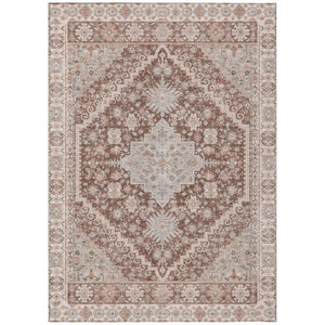 HomeRoots 10 Foot Oriental Area Rug Washable Polyester Indoor Outdoor Stain Resistant Accent 742246