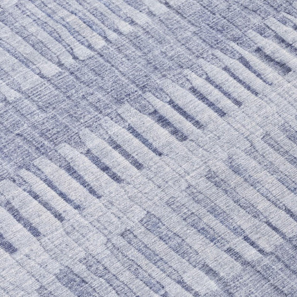 8 X 10 Striped Washable Polyester Area Rug for Indoor Outdoor Patio and Living Spaces