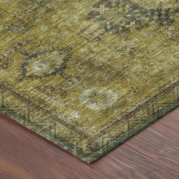 8x10 Oriental Polyester Area Rug Stain Resistant Washable for Patio and Living Room
