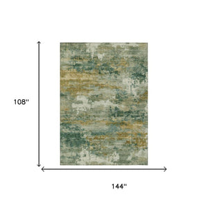 9x12 Abstract Indoor Outdoor Rug Stain Resistant Polyester Patio Living Room