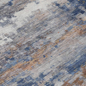 10 X 14 Abstract Polyester Area Rug Washable Design for Indoor Outdoor Use