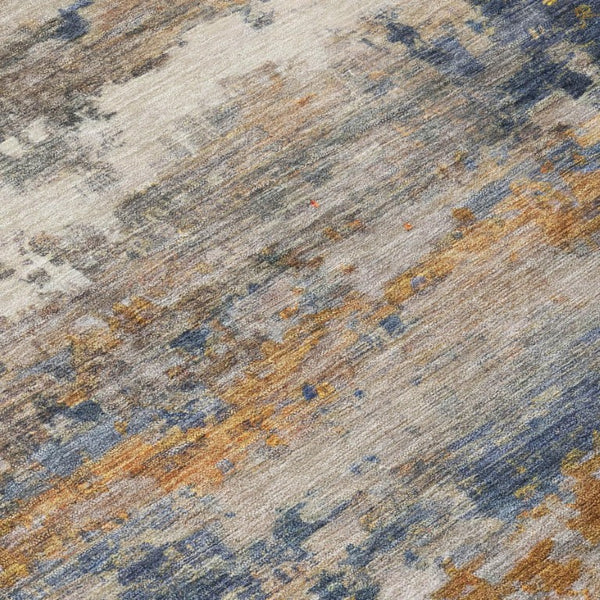 8 X 10 Abstract Polyester Area Rug Stain Resistant Indoor Outdoor Washable Design