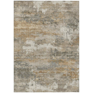 HomeRoots 8 X 10 Abstract Polyester Area Rug Stain Resistant Indoor Outdoor Patio Use 742436