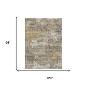 8 X 10 Abstract Polyester Area Rug Stain Resistant Indoor Outdoor Patio Use