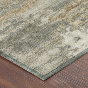 10 X 14 Abstract Polyester Area Rug Washable Stain Resistant Indoor Outdoor Khaki
