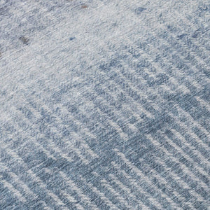 10 X 14 Abstract Polyester Area Rug Stain Resistant Indoor Outdoor Blue Silver