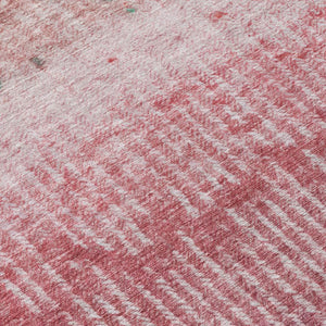 8 Foot Round Abstract Polyester Area Rug Washable Stain Resistant Pink Blush