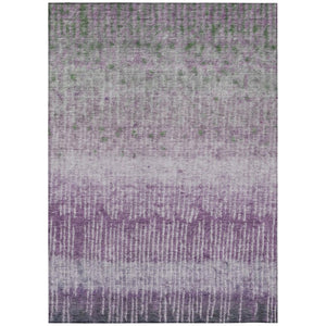 HomeRoots 5x8 Purple Lavender Abstract Polyester Area Rug Stain Resistant Indoor Outdoor Use 742494