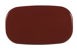 English Elm Eddie Red High Gloss Coffee Table with Metal Base, 50mm MDF Top, Contemporary Design, 70lb Limit B2726P359657