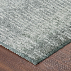 10 Ft X 14 Ft Sage Green Abstract Polyester Area Rug Washable for Patio or Living Room