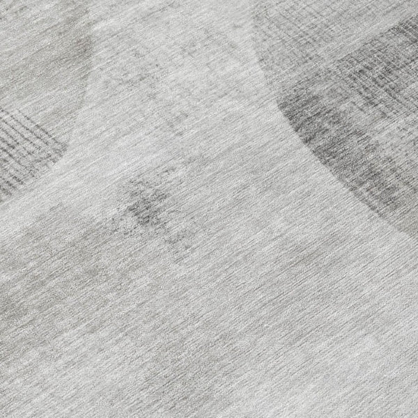 9 X 12 Taupe Brown Geometric Polyester Area Rug Stain Resistant Indoor Outdoor