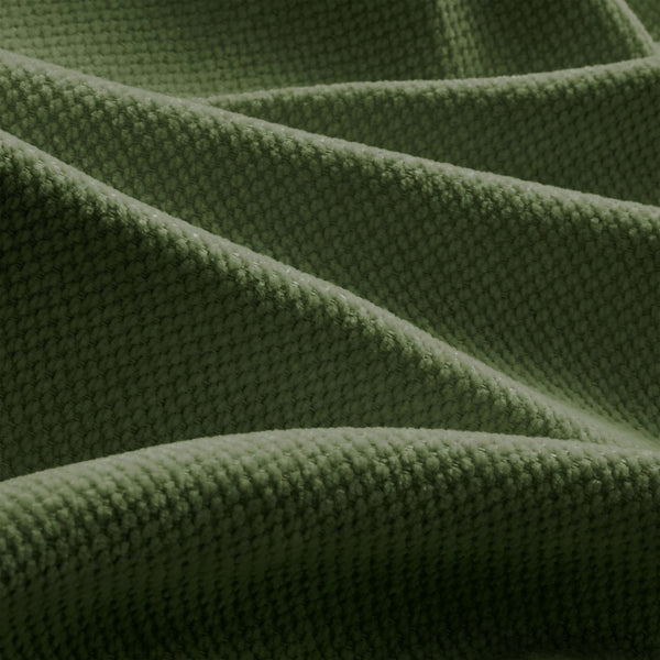 English Elm Pleated Chenille Modular Sofa with Ergonomic Foam Cushions and Sculptural Curved Armrests Green W5656S00052