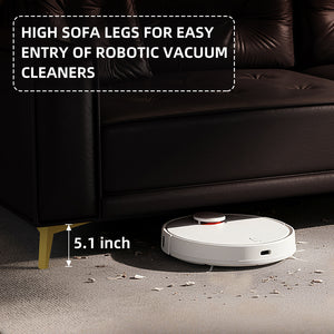 English Elm 92.1"King 3-in-1 Convertible Sleeper Sofa Bed with Tufted Faux Leather, Ultra-Wide Arms, 4-Seater Couch Dark Brown W1885S00210