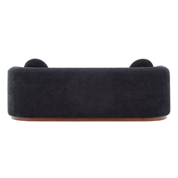 English Elm Compressed Three Seat Sofa with Rubberwood Base Polyester Upholstered Living Room Couch N771P392415H_N771P392416H