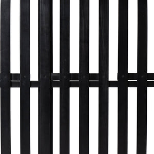 English Elm TOPMAX Acacia Wood Twin Porch Swing Bed Frame with High Back, 350lb Capacity & 118" Hemp Ropes Black N717P265795B