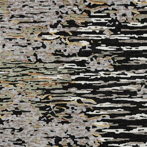 10 Ft X 14 Ft Abstract Polyester Indoor Outdoor Rug Washable Stain Resistant