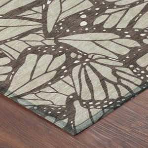8x10 Animal Print Polyester Area Rug Stain Resistant Washable Patio or Living Room