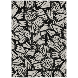 HomeRoots 9x12 Polyester Animal Print Area Rug Washable Stain Resistant Indoor Outdoor Use 743760