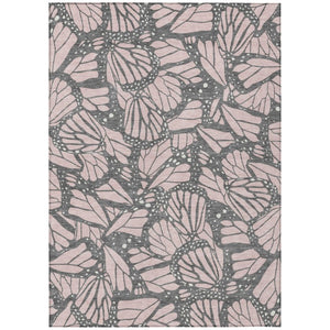 HomeRoots 8 Ft X 10 Ft Animal Print Polyester Area Rug Stain Resistant for Patio or Living Room 743777