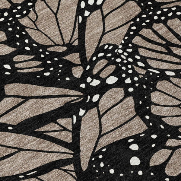 8 X 10 Animal Print Polyester Area Rug Washable Stain Resistant Indoor Outdoor