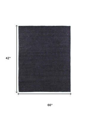 Hand Knotted Wool Area Rug Stain Resistant Artisan Woven for Living Room and Bedroom