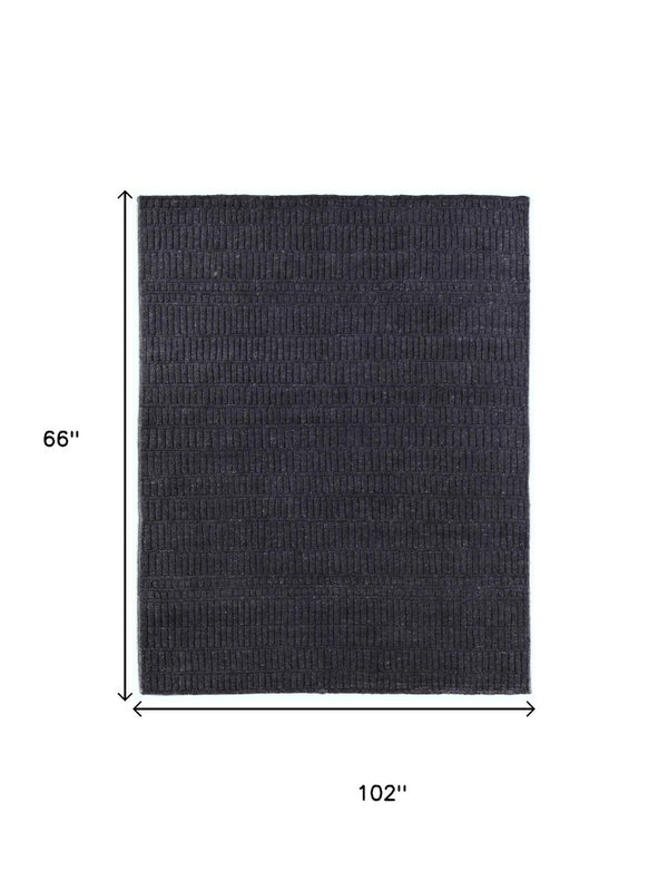 Hand Knotted Wool Area Rug Stain Resistant Artisan Woven for Living Room and Bedroom