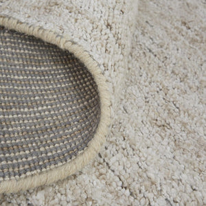9 X 12 Wool Blend Hand Woven Area Rug Artisan Crafted Taupe Brown Living Room