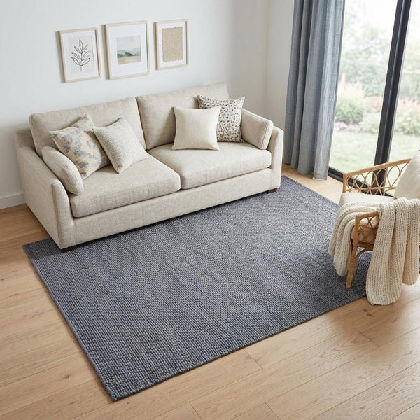 5 X 8 Hand Woven Jute Area Rug Artisan Crafted Casual Accent for Living Room