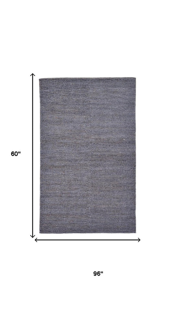 5 X 8 Hand Woven Jute Area Rug Artisan Crafted Casual Accent for Living Room
