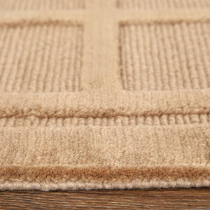 2x3 Hand Knotted Wool Geometric Area Rug Stain Resistant Artisan Accent Mat