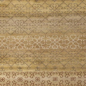 2x3 Hand Knotted Wool Geometric Area Rug Stain Resistant Artisan Crafted Accent