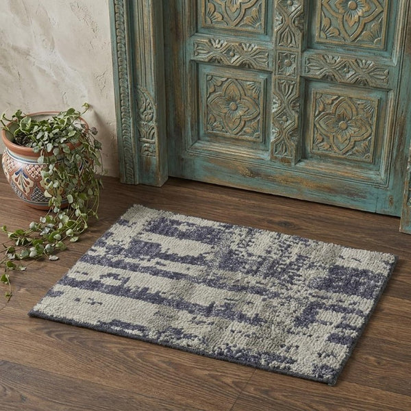 2 X 3 Hand Knotted Wool Abstract Area Rug Bohemian Artisan Stain Resistant Accent