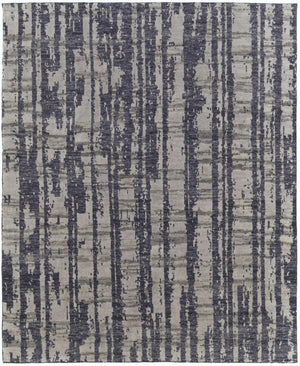2 X 3 Hand Knotted Wool Abstract Area Rug Bohemian Artisan Stain Resistant Accent
