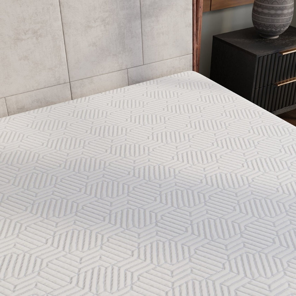 English Elm Omne Fria Full Size Memory Foam Mattress Cooling Cover Medium Firm Sleep B047P316877