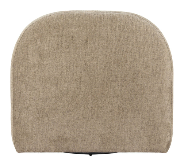 Zuo Modern Kakao Swivel Chair In Olive Brown - Stylish Modern Design With Durable Performance For Hospitality Spaces Brown 100% Polyester,Mdf,Steel 110707-zuo-modern