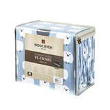 Woolrich Flannel Lodge/Cabin Sheet Set WR20-2280 Blue Sheep