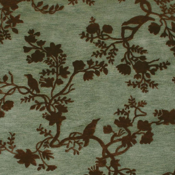 3x5 Hand Knotted Wool Floral Area Rug Mid-century Artisan Craft Stain Resistant