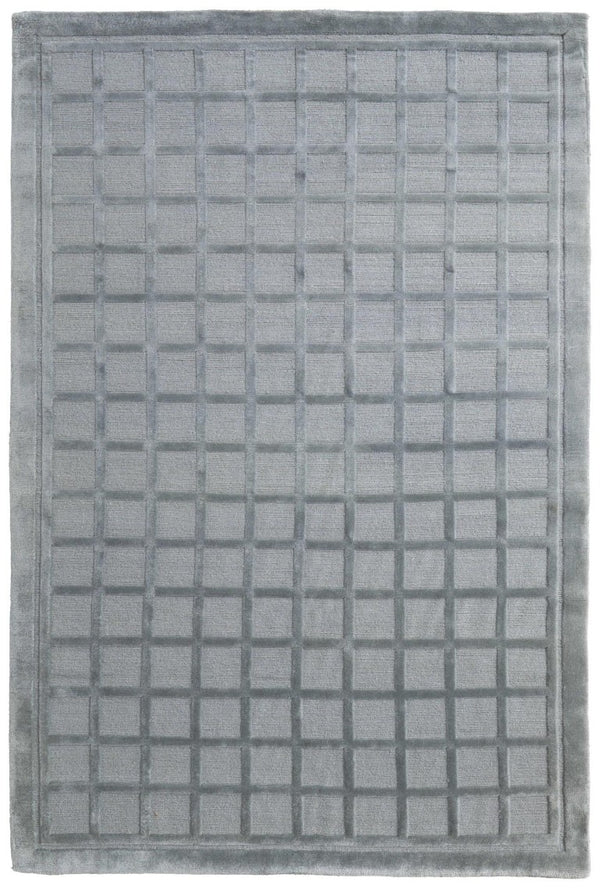 HomeRoots 4 X 6 Hand Knotted Wool Geometric Area Rug Stain Resistant for Bedroom Entryway 744044