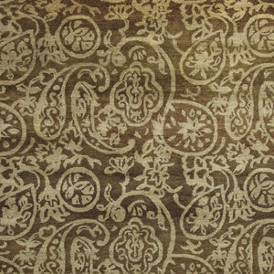 4 X 6 Hand Knotted Wool Paisley Area Rug Artisan Crafted Stain Resistant Accent